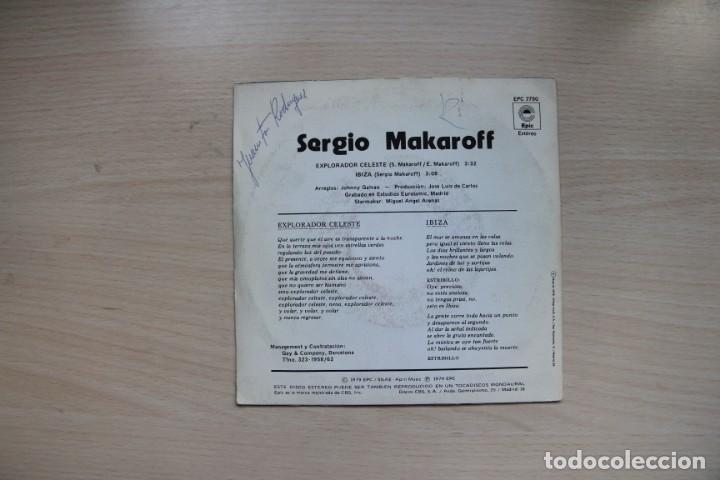 Discos de vinilo: Sergio Makaroff &lrm;&ndash; Explorador Celeste - epic 1980 - Foto 2