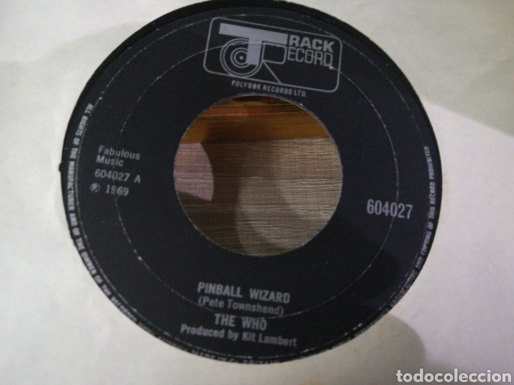 Discos de vinilo: The who single pinball wizard 1969 Inglaterra - Foto 1