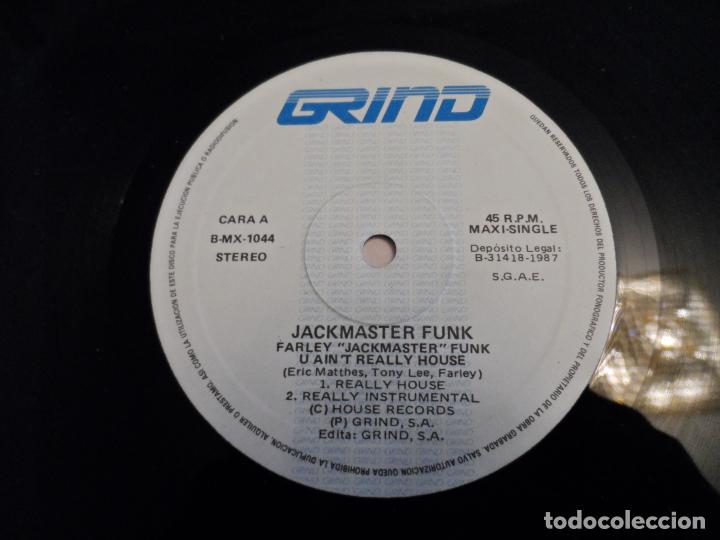 Discos de vinilo: FARLEY JACKMASTER FUNK - U AINT REALLY HOUSE - Foto 3