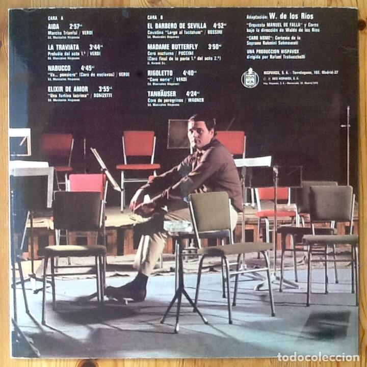 Discos de vinilo: WALDO DE LOS RIOS : OPERAS [HISPAVOX - ESP 1973] LP - Foto 2
