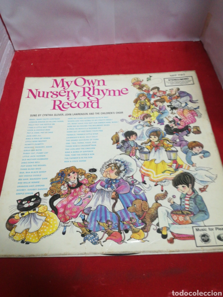 Discos de vinilo: My own nursery rhyme r&eacute;cord - Foto 1
