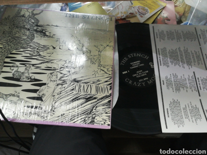Discos de vinilo: The stench lp crazy moon 1986 u.s.a. - Foto 1