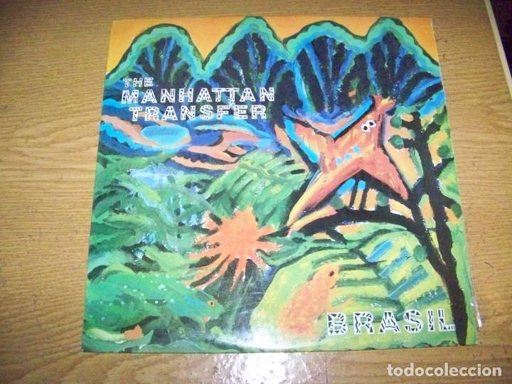 Discos de vinilo: LP THE MANHATTAN TRANSFER BRASIL SPAIN 1987 - Foto 1