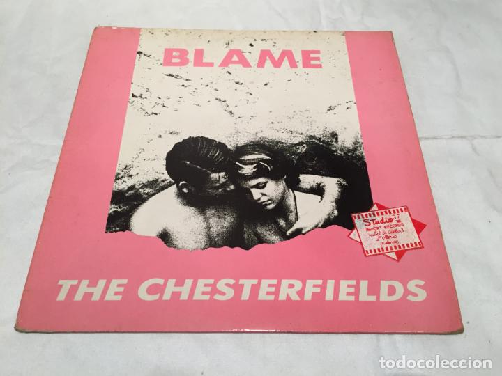 Discos de vinilo: THE CHESTERFIELDS -BLAME- (1988) LP DISCO VINILO - Foto 1
