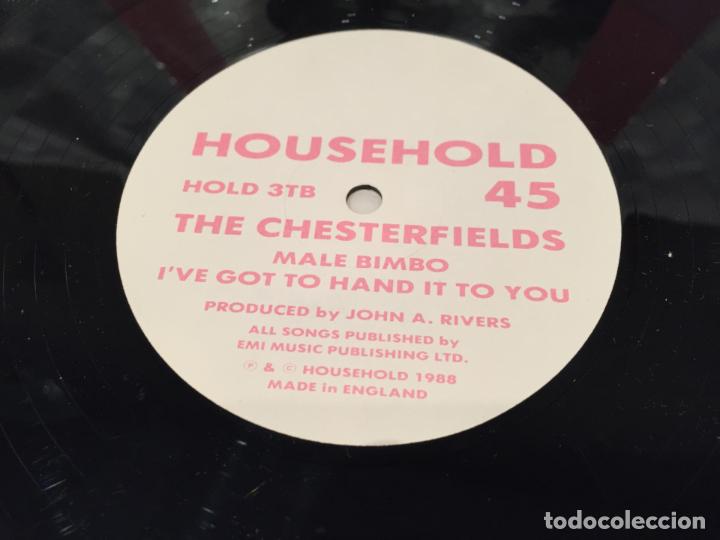 Discos de vinilo: THE CHESTERFIELDS -BLAME- (1988) LP DISCO VINILO - Foto 2