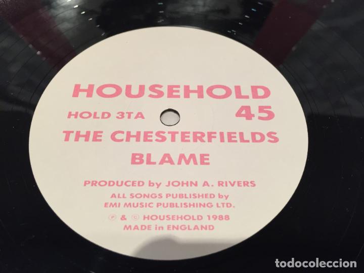 Discos de vinilo: THE CHESTERFIELDS -BLAME- (1988) LP DISCO VINILO - Foto 3