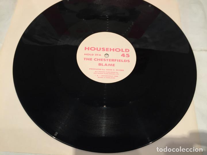 Discos de vinilo: THE CHESTERFIELDS -BLAME- (1988) LP DISCO VINILO - Foto 4