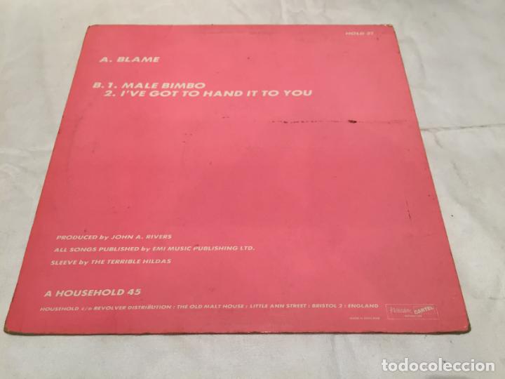 Discos de vinilo: THE CHESTERFIELDS -BLAME- (1988) LP DISCO VINILO - Foto 5