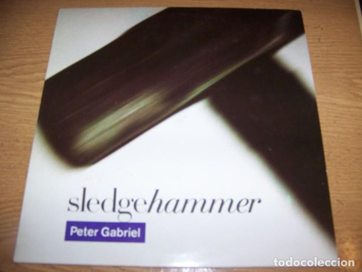 Discos de vinilo: MAXI PETER GABRIEL SLEDGEHAMMER SPAIN 1986 - Foto 1