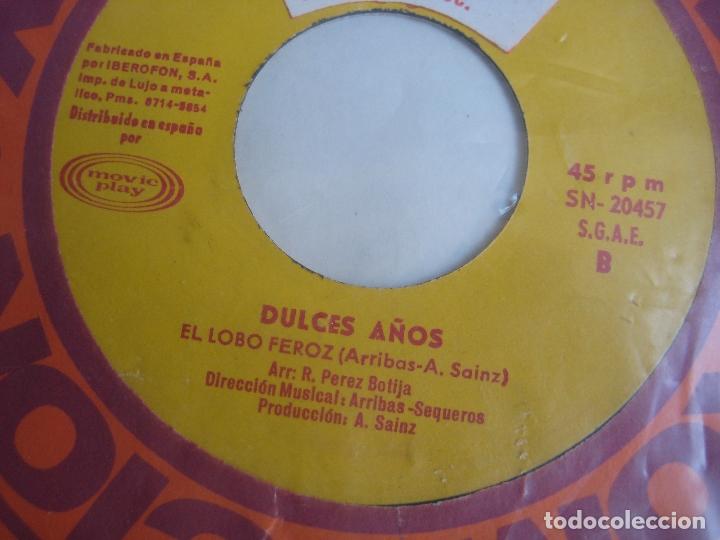 Vinyl-Schallplatten: Dulces A&ntilde;os &lrm;Sg GUITARRA 1970 pensando en ti/ el lobo feroz -SUNSHINE POP - PSICODELIA
