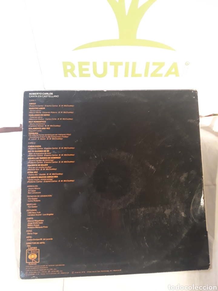 Discos de vinilo: Roberto carlos canta en castellano.1978. - Foto 2