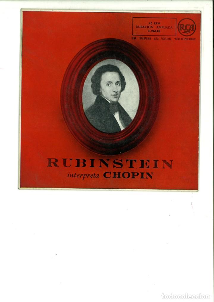 Discos de vinilo: RUBINSTEIN INTERPRETA A CHOPIN. - Foto 1