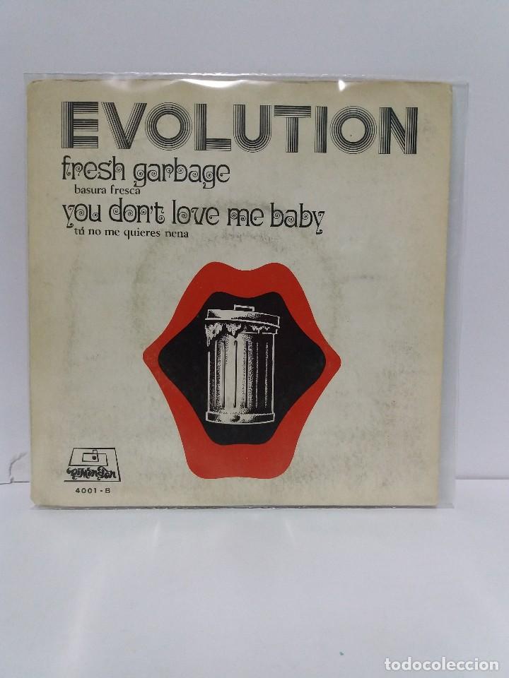 Discos de vinilo: SINGLE ** EVOLUTION ** FRESH GARBAGE (basura fresca** COVER/ EXCELLENT ** SINGLE/ EXCELLENT **  1969 - Foto 1