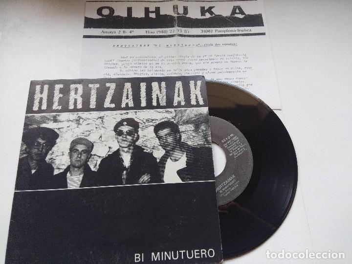 Discos de vinilo: SINGLE-VINILO PUNK/HERZAINAK. - Foto 2