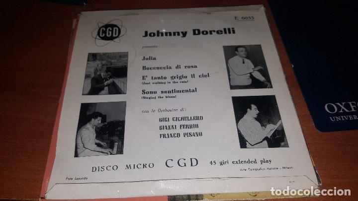 Discos de vinilo: Johnny dorelli, julia + 3, compagnia generale del disco - Foto 2