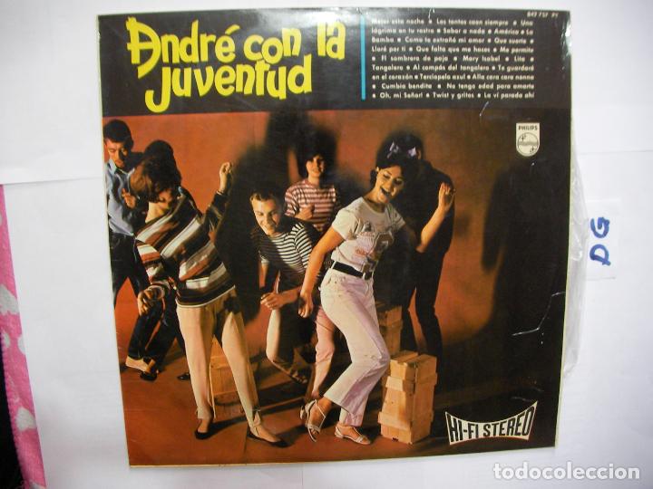 Disques de vinyle: ANTIGUO DISCO LP VINILO - ANDRE CON LA JUVENTUD - D3