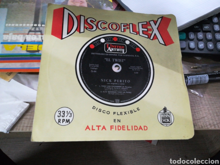 Discos de vinilo: Nick perito single discoflex el twist espa&ntilde;a 1961 - Foto 1