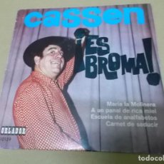 Discos de vinilo: CASSEN (EP) MARIA LA MOLINERA (CIRCULO DE LECTORES) AÑO 1969