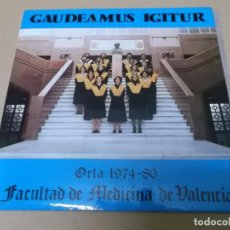 Discos de vinilo: FACULTAD DE MEDICINA DE VALENCIA (EP) GAUDEAMUS IGITUR AÑO 1980 – PORTADA ABIERTA