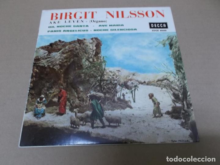 Discos de vinilo: BIRGIT NILSSON (EP) OH NOCHE SANTA A&Ntilde;O 1963 - Foto 1