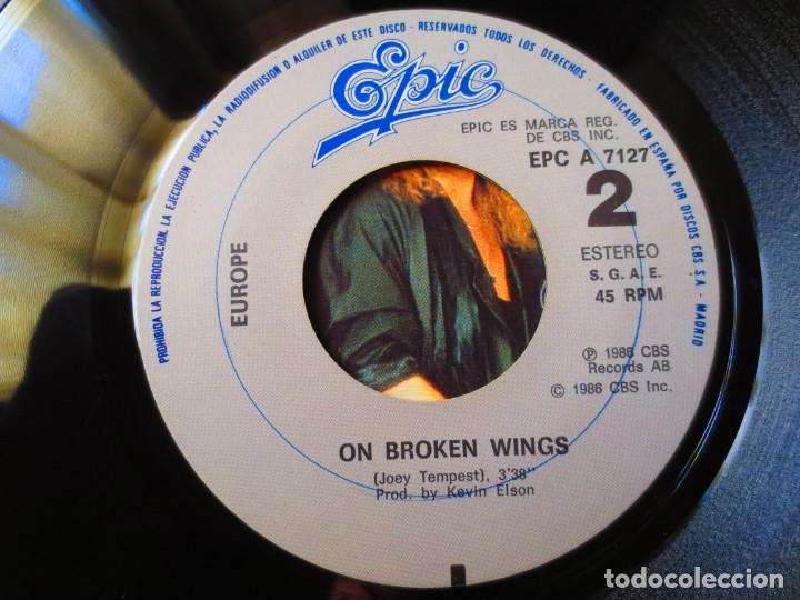 Discos de vinilo: Europe - The Final Countdown y On Broken Wings (Single) (Epic 1986) - Foto 15