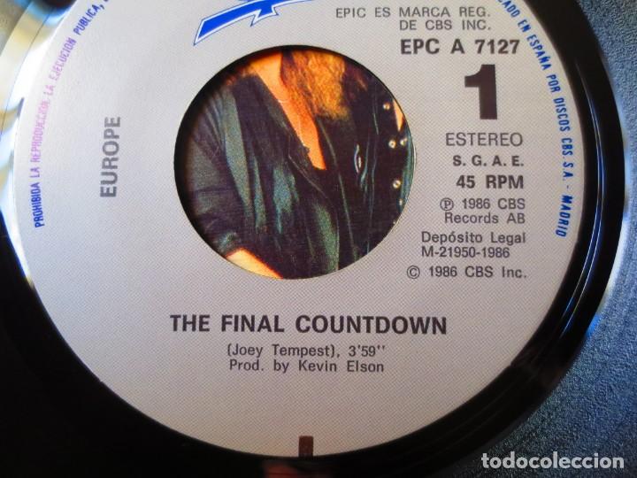 Discos de vinilo: Europe - The Final Countdown y On Broken Wings (Single) (Epic 1986) - Foto 17