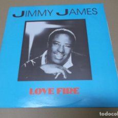 Discos de vinilo: JIMMY JAMES (MX) LOVE FIRE (2 TRACKS) AÑO 1984 – EDICION U.S.A.
