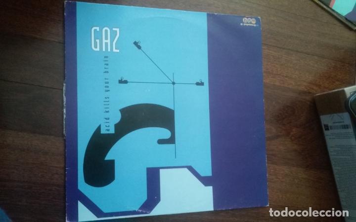 Discos de vinilo: Gaz-acid kills your brain.maxi espa&ntilde;a - Foto 1