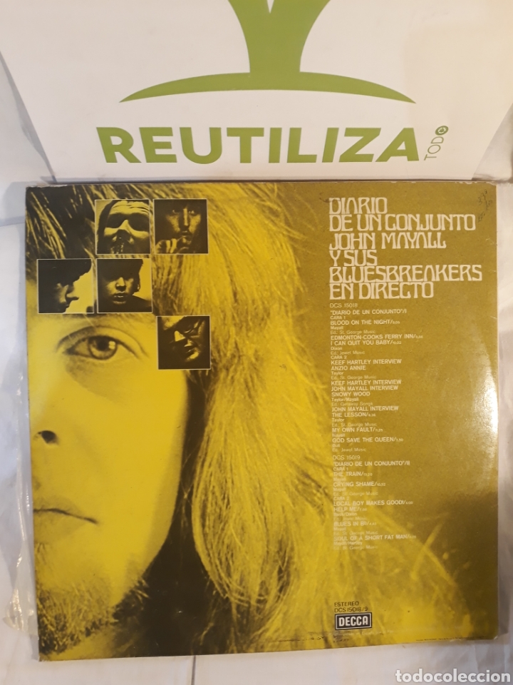 Discos de vinilo: Diario de un conjunto.John Mayall. - Foto 2