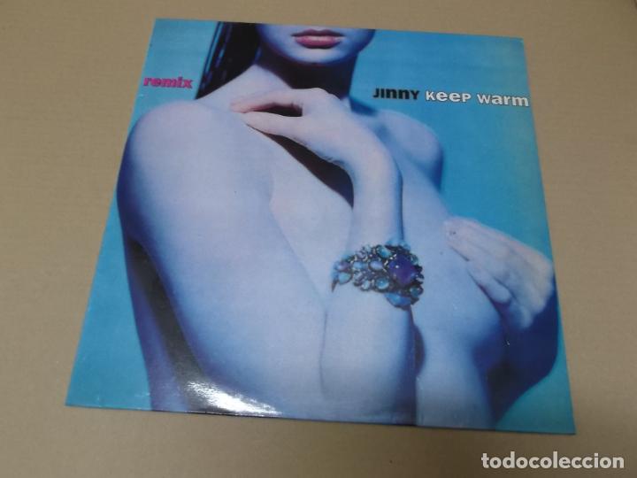Discos de vinilo: JINNY (MX) KEEP WARM +1 TRACK A&Ntilde;O 1991 - Foto 1
