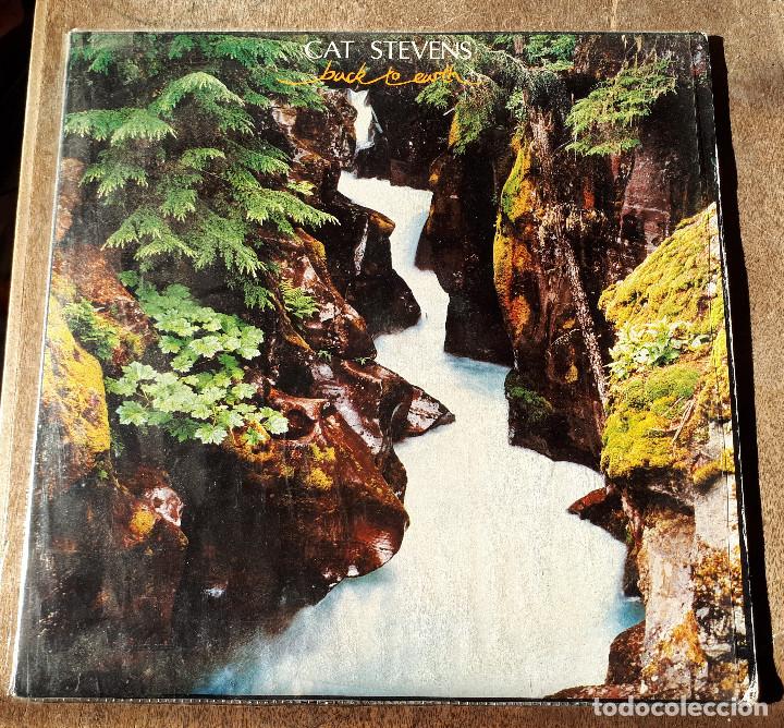 Discos de vinilo: LP Cat sevens, Back to earth - Foto 1
