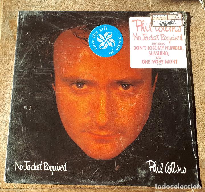 Discos de vinilo: LP Phil Collins, No jacket required - Foto 1
