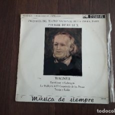 Discos de vinilo: DISCO VINILO LP, WAGNER, MÚSICA DE SIEMPRE. LA VOZ DE SU AMO. LXLP 1078. AÑO 1963. Lote 154713110