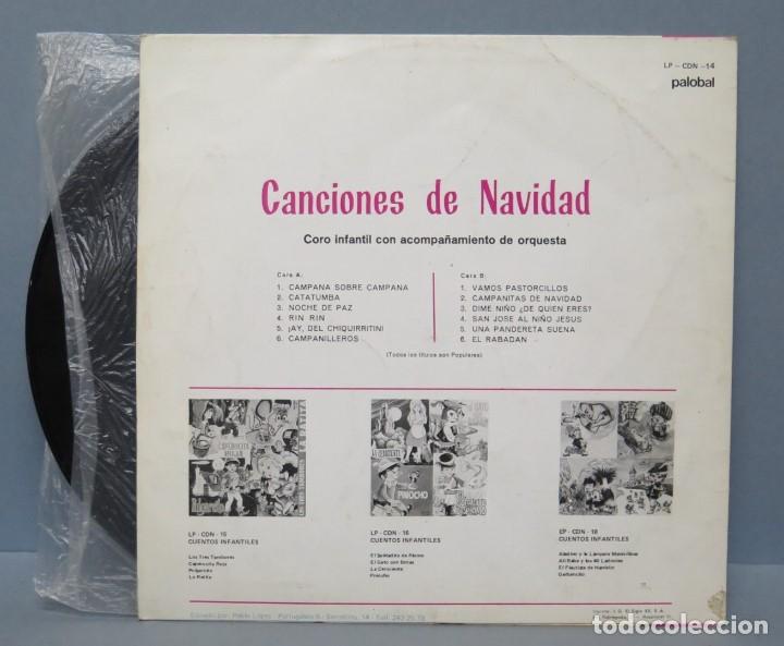 Discos de vinilo: LP. CANCIONES DE NAVIDAD. CORO INFANTIL - Foto 2