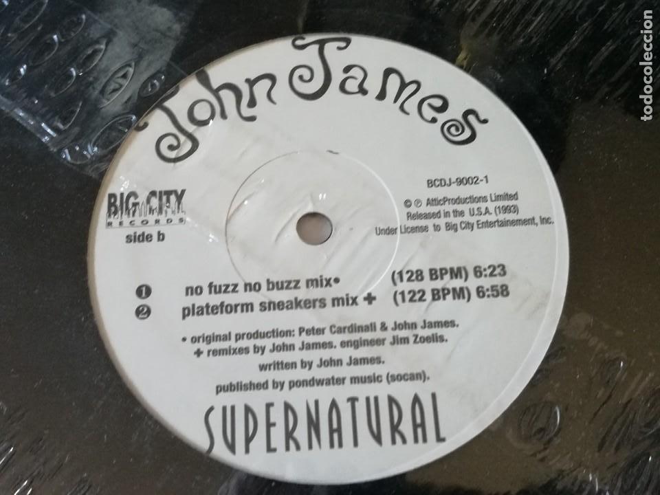 Discos de vinilo: John James - Supernatural - 1993 - Foto 2