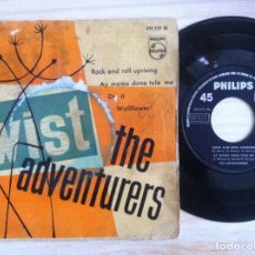 Discos de vinilo: THE ADVENTURERS - ROCK AND ROLL UPRISING - EP 1962 - PHILIPS 