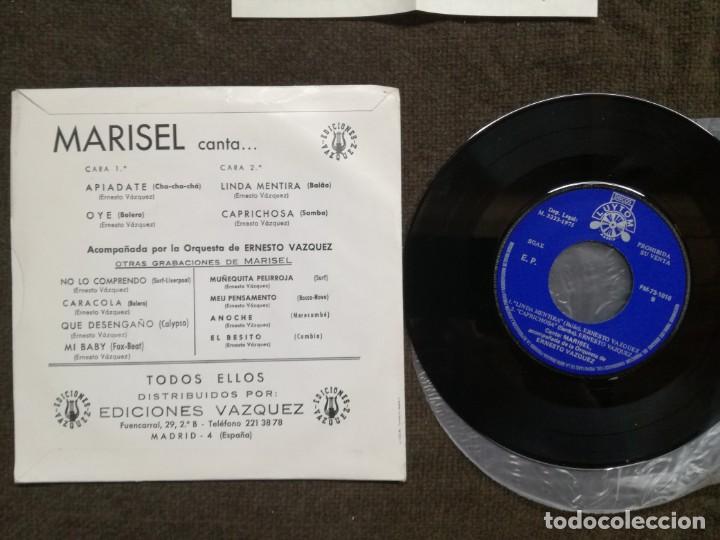 Discos de vinilo: VUELVE MARISEL CANTANDO, EDICIONES VAZQUEZ - Foto 2