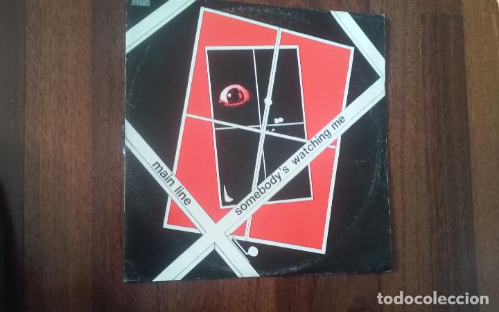 Discos de vinilo: Main line-somebodys watching me.maci - Foto 1