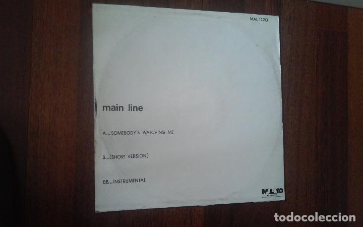 Discos de vinilo: Main line-somebodys watching me.maci - Foto 2