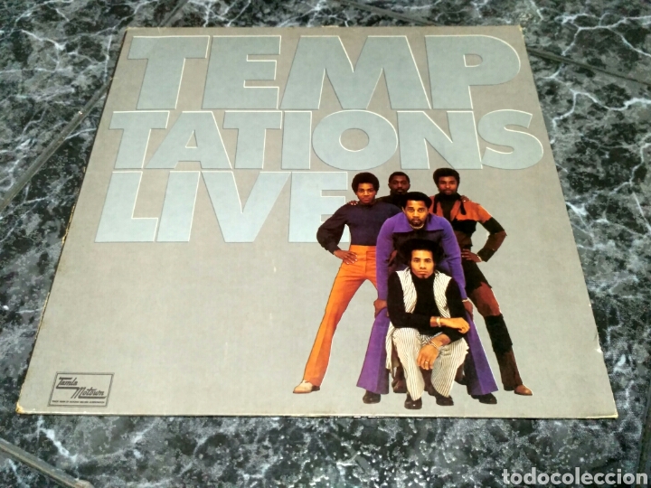 Discos de vinilo: The Temptations - Live - Foto 1
