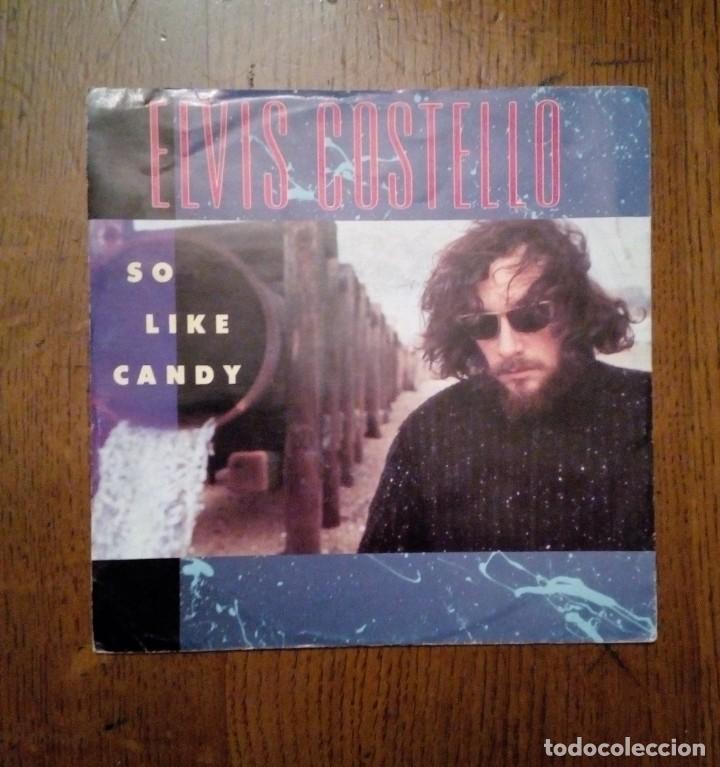 Discos de vinilo: Elvis Costello - So like Candy / Couldnt call It unexpected, Warner, 1991. Germany. - Foto 1