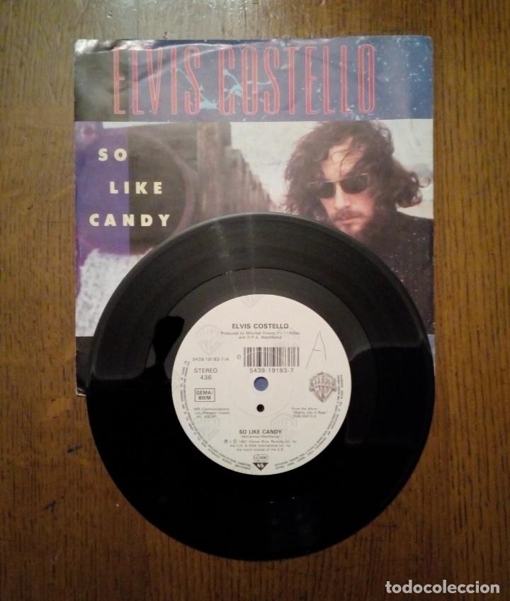 Discos de vinilo: Elvis Costello - So like Candy / Couldnt call It unexpected, Warner, 1991. Germany. - Foto 3