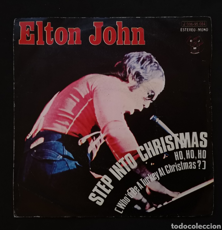 Discos de vinilo: ELTON JHON - STEP INTO CHRISMAS (SINGLE) - Foto 1