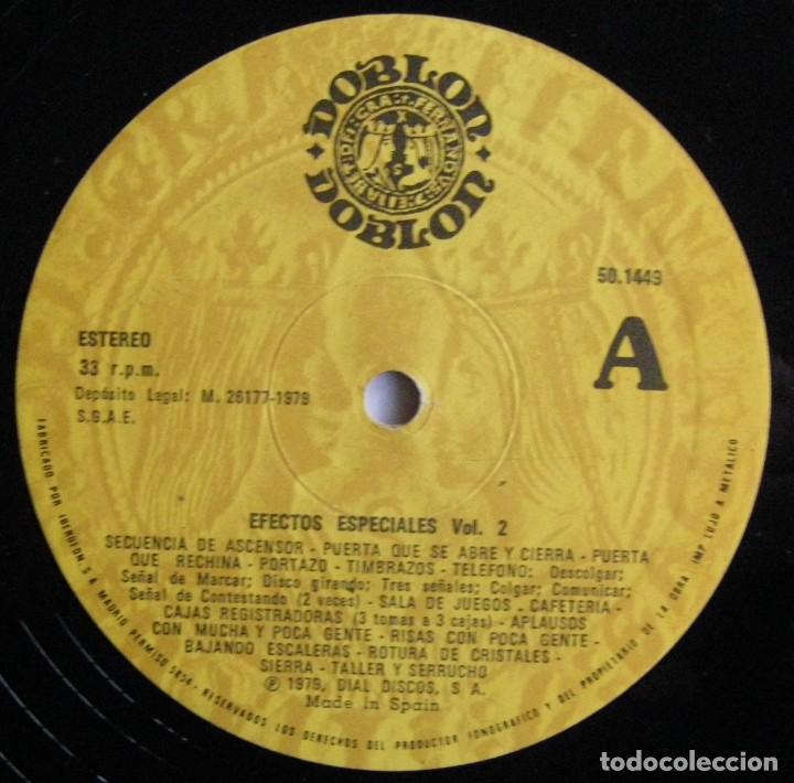 Discos de vinilo: Efectos Especiales Vol. 2 , Doblon-50.1449 - Foto 6