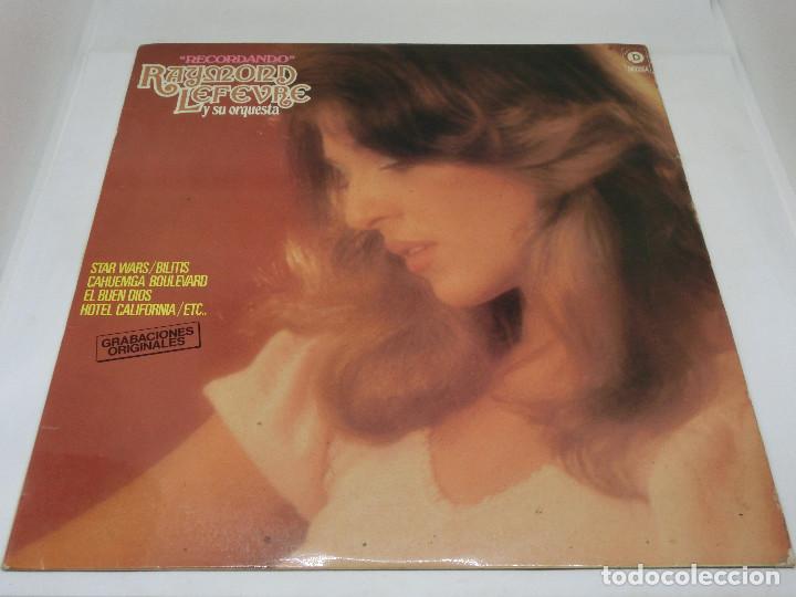 Discos de vinilo: LP - RECORDANDO -RAYMOND LEFEVRE Y SU ORQUESTA - 1982 - Foto 1