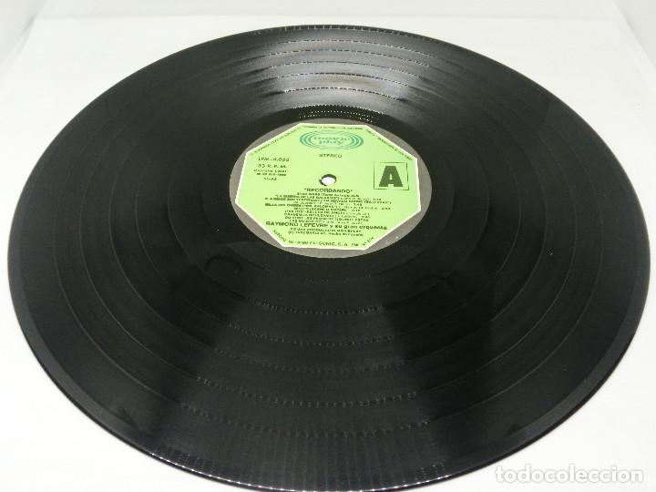 Discos de vinilo: LP - RECORDANDO -RAYMOND LEFEVRE Y SU ORQUESTA - 1982 - Foto 5