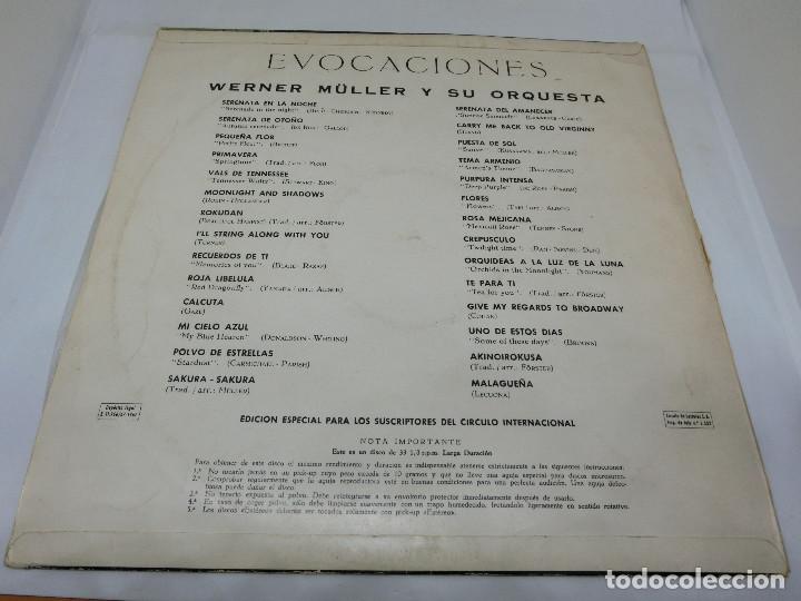 Discos de vinilo: LP - WERNER M&Uuml;LLER Y SU ORQUESTA - EVOCACIONES - 1967 - Foto 2