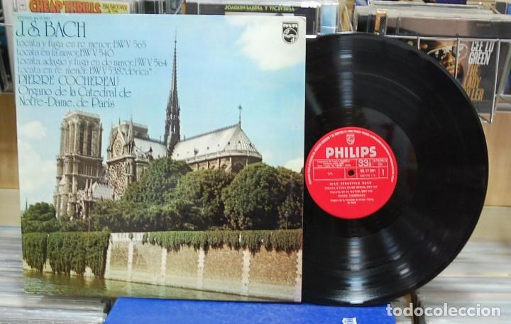 Discos de vinilo: LMV - J. S. Bach, tocata ... , Pierre Cochereau. LP - Foto 1