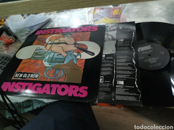 Discos de vinilo: Instigators lp new old now u.k. 1989 - Foto 1