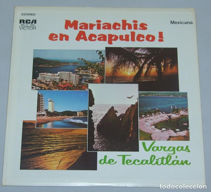 Discos de vinilo: VARGAS DE TECALITLAN - MARIACHIS EN ACAPULCO - LP - Foto 1